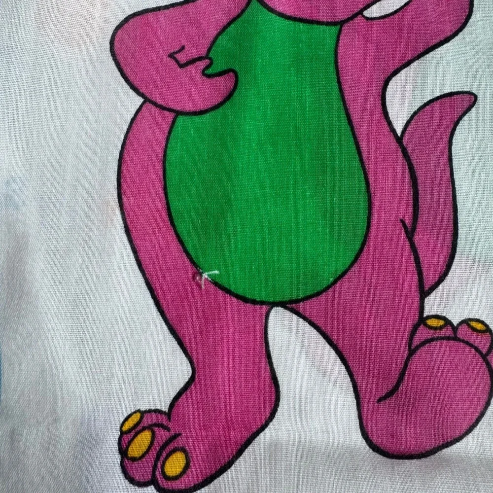 Vintage‎ 90s Barney Curtain Panel 41x64